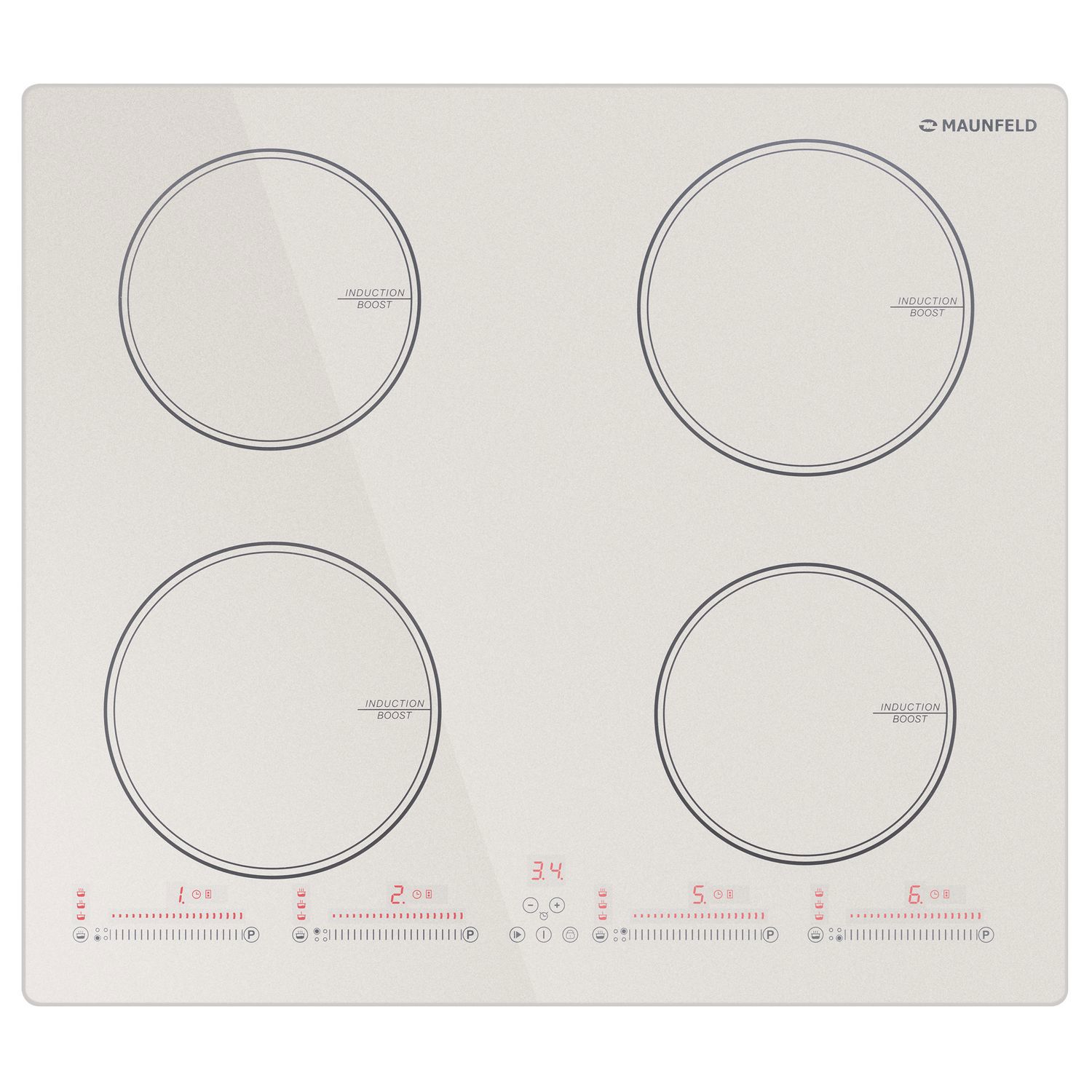 Изображение товара Индукционная варочная панель Maunfeld CVI594SBG 59 см 4 конфорки бежевый