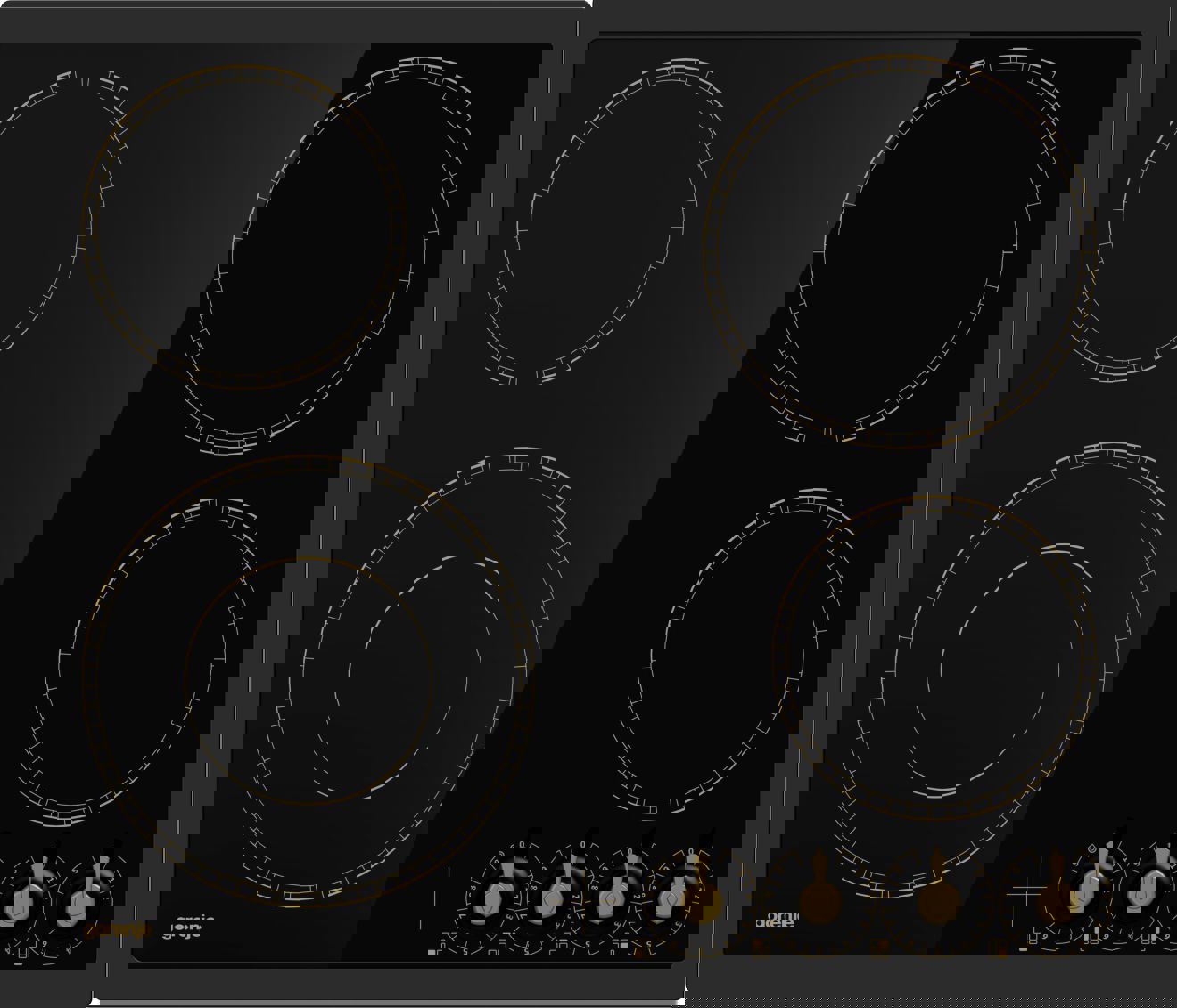 Изображение товара Электрическая варочная панель Gorenje EC642CLB 59.50 см 4 конфорки цвет черный