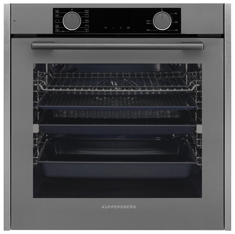 Изображение товара Многофункциональный встроенный духовой шкаф Kuppersberg HFT 610 GR 59.5x59.5x56.7 см серый