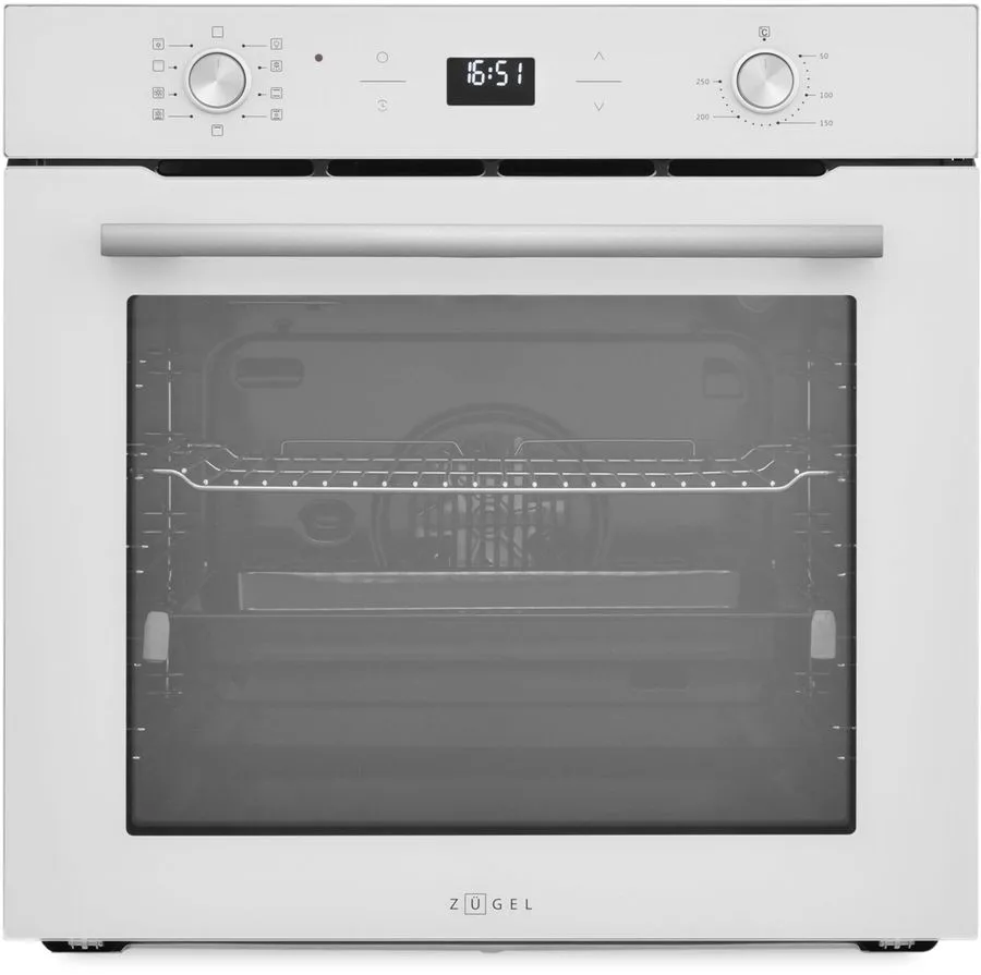 Изображение товара Электрический встраиваемый духовой шкаф Zugel Zoe602w 575x595x595 см цвет белый