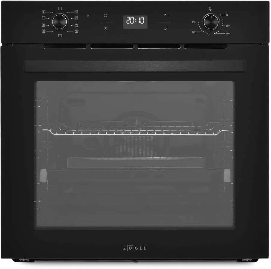 Изображение товара Электрический встраиваемый духовой шкаф Zugel Zoe602b черный 75л сенсорное управление
