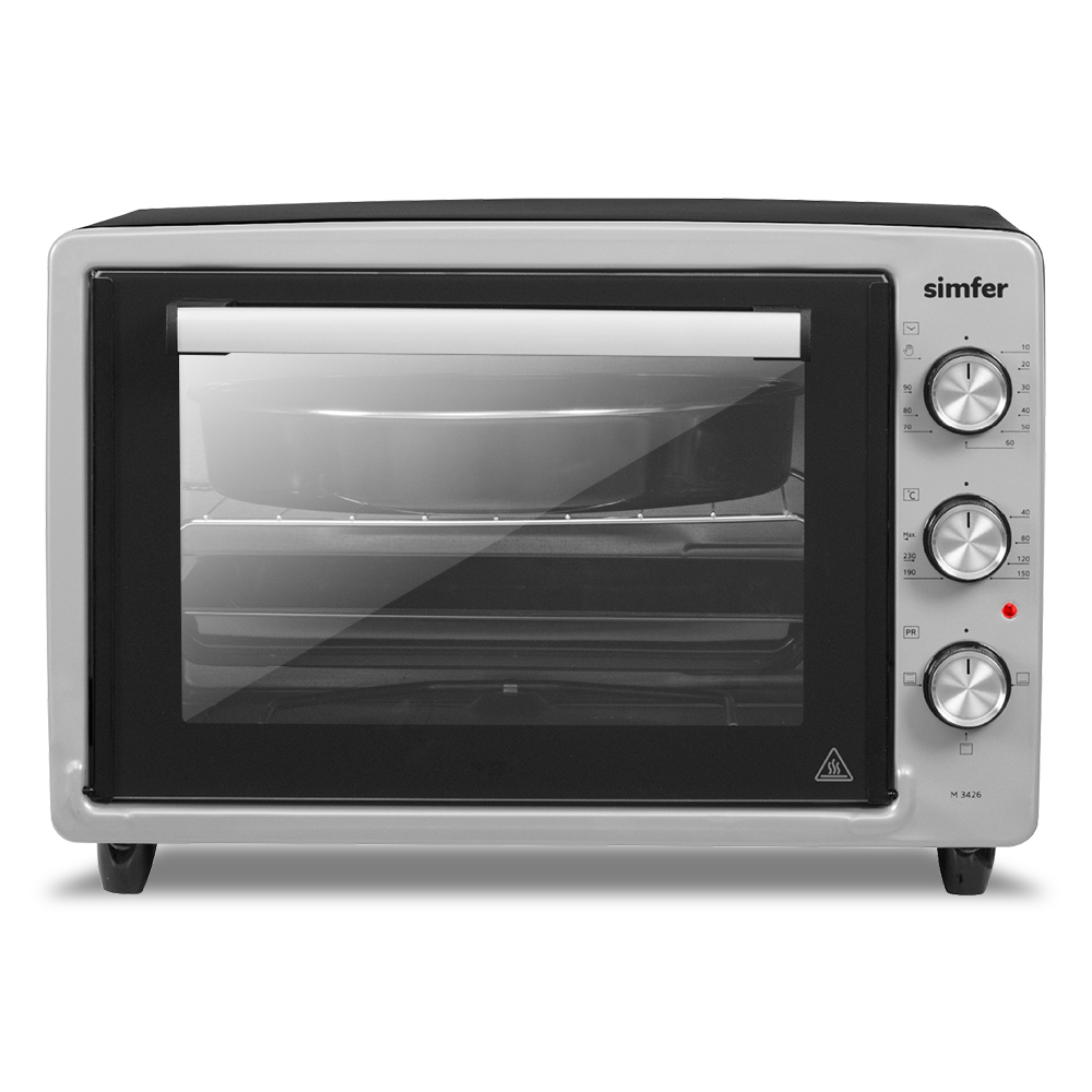 Изображение товара Электропечь Simfer M3426TB 48x33x36 см 1300 кВт цвет серый
