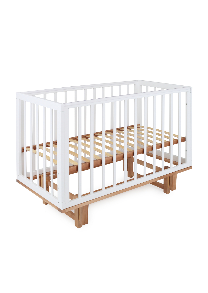 Изображение товара Кровать детская Mowbaby Lilla 125x94x65 см цвет белый