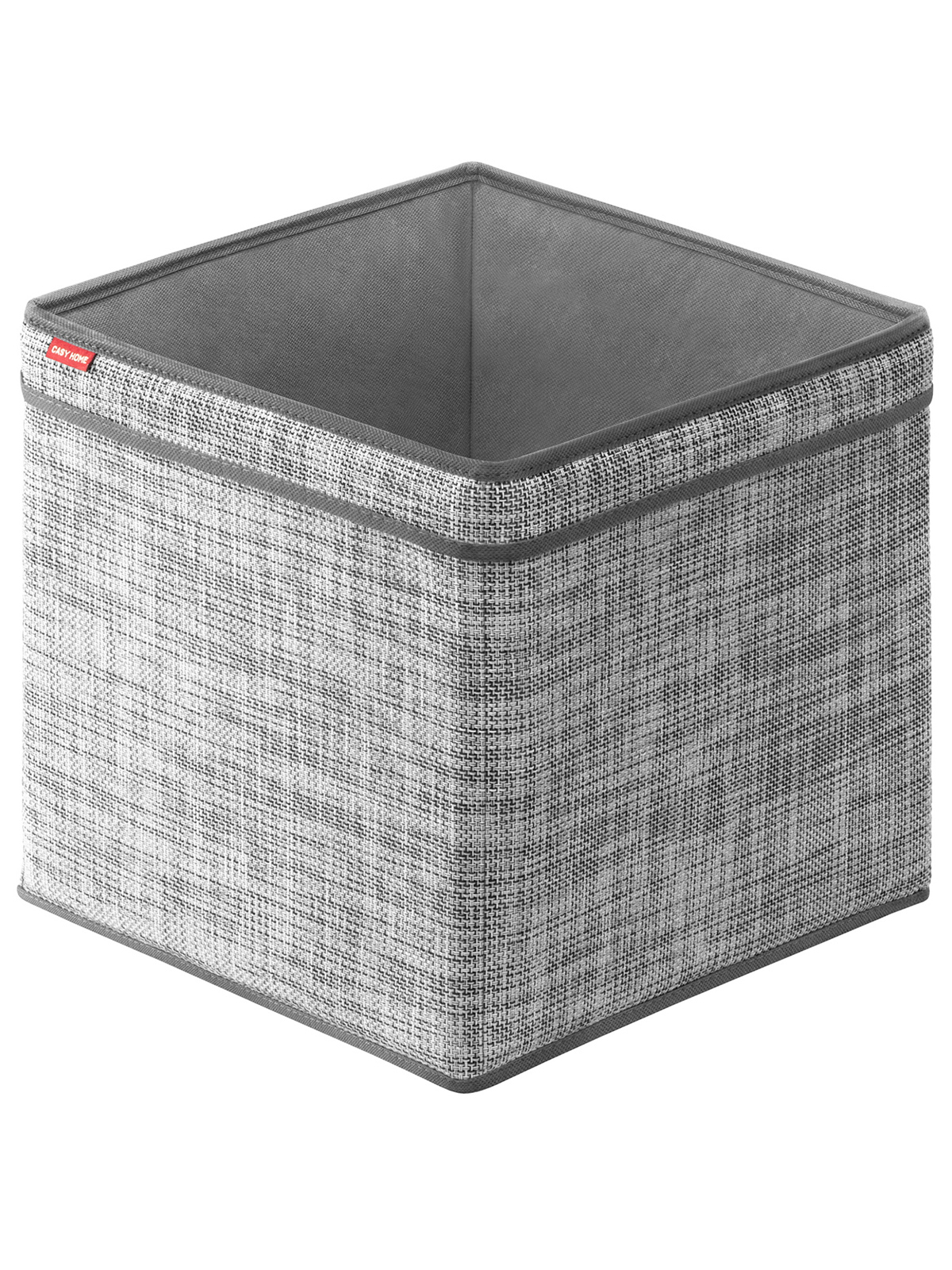 Изображение товара Корзина Casy home 30x30x30 см текстилен цвет светло-серый