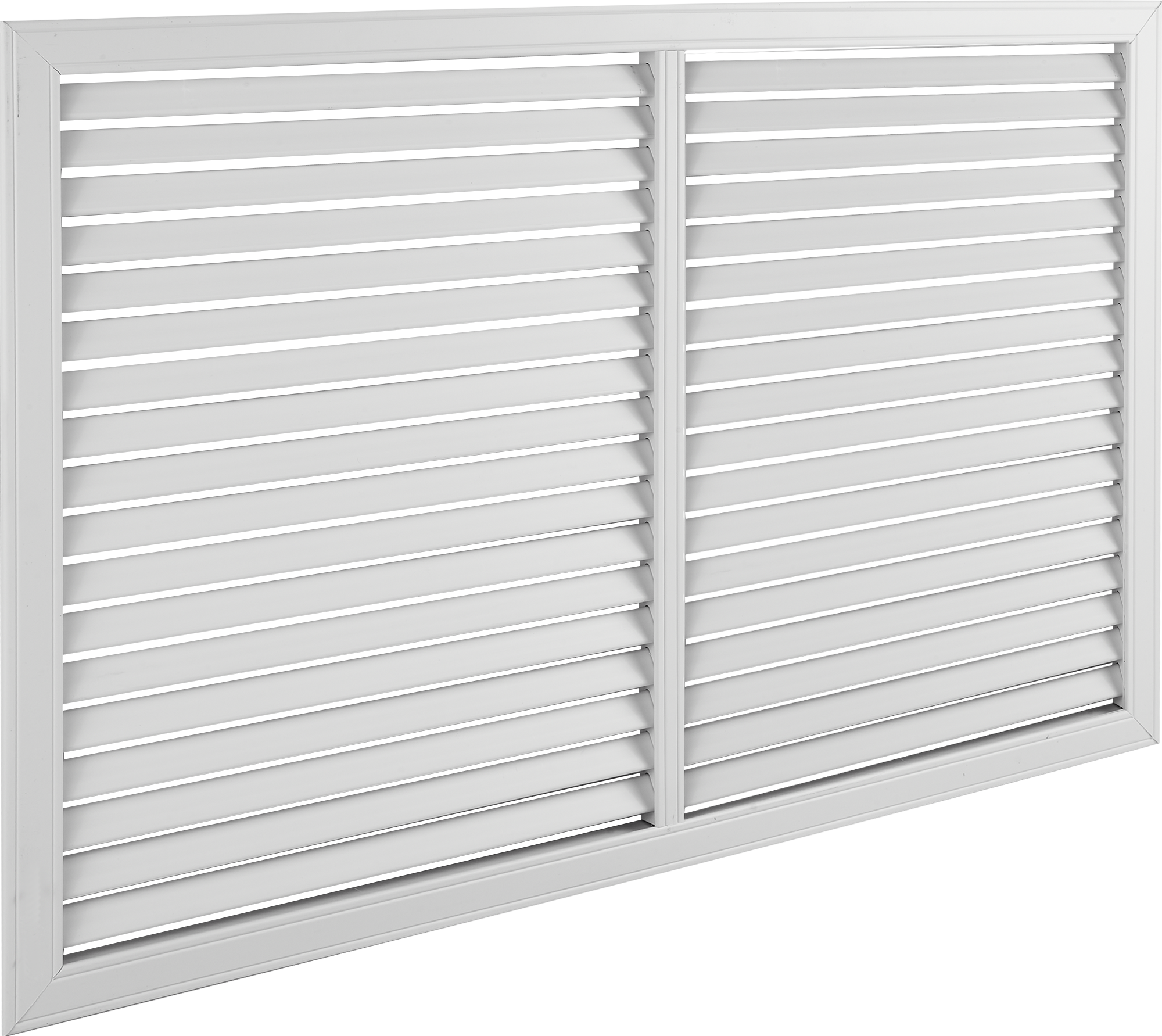 Решётка декоративная 60x90 см цвет белый - 1