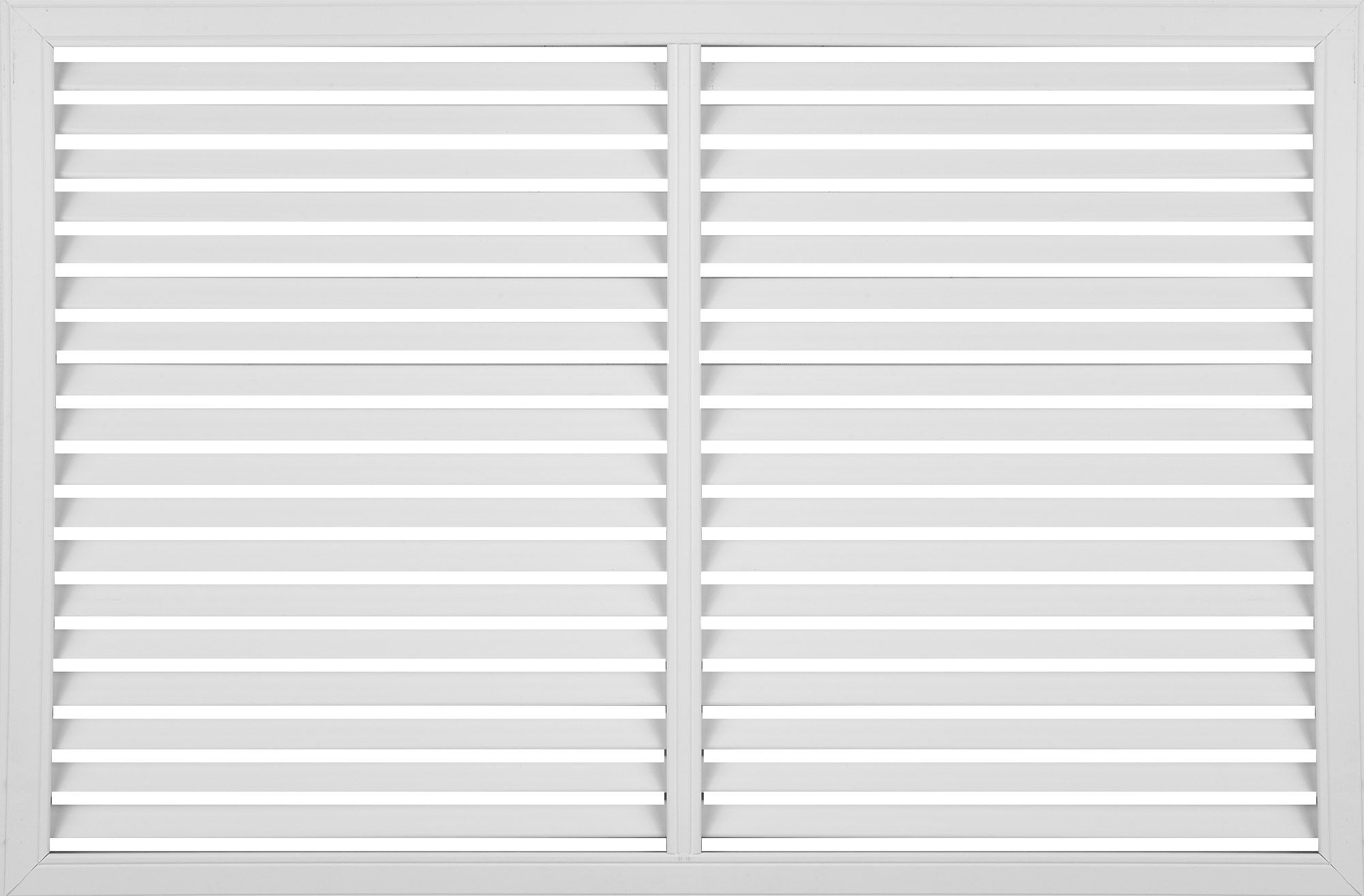 Решётка декоративная 60x90 см цвет белый