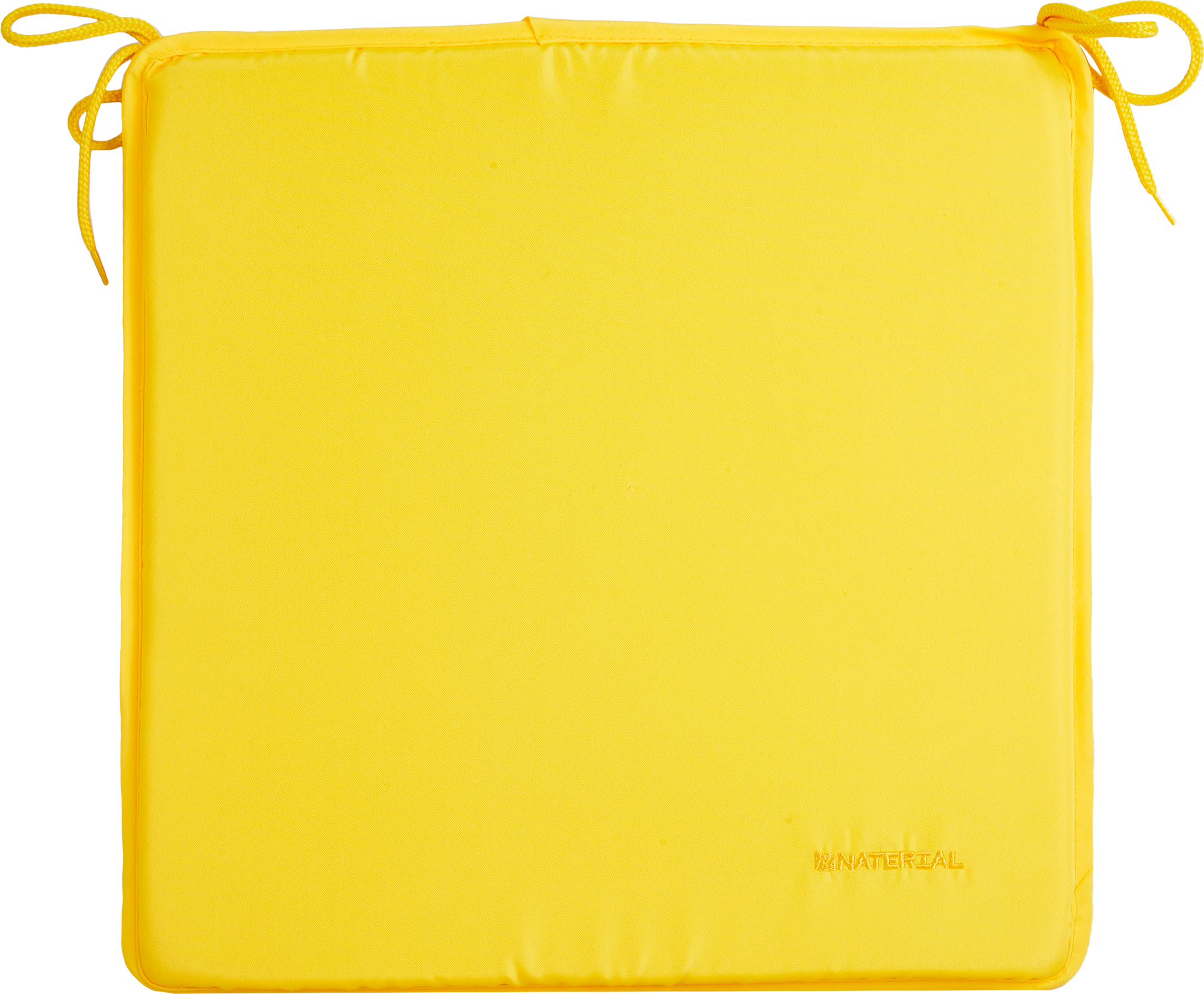Изображение товара Подушка для стула Naterial Bigrey 40x40 см желтая комфортная и практичная