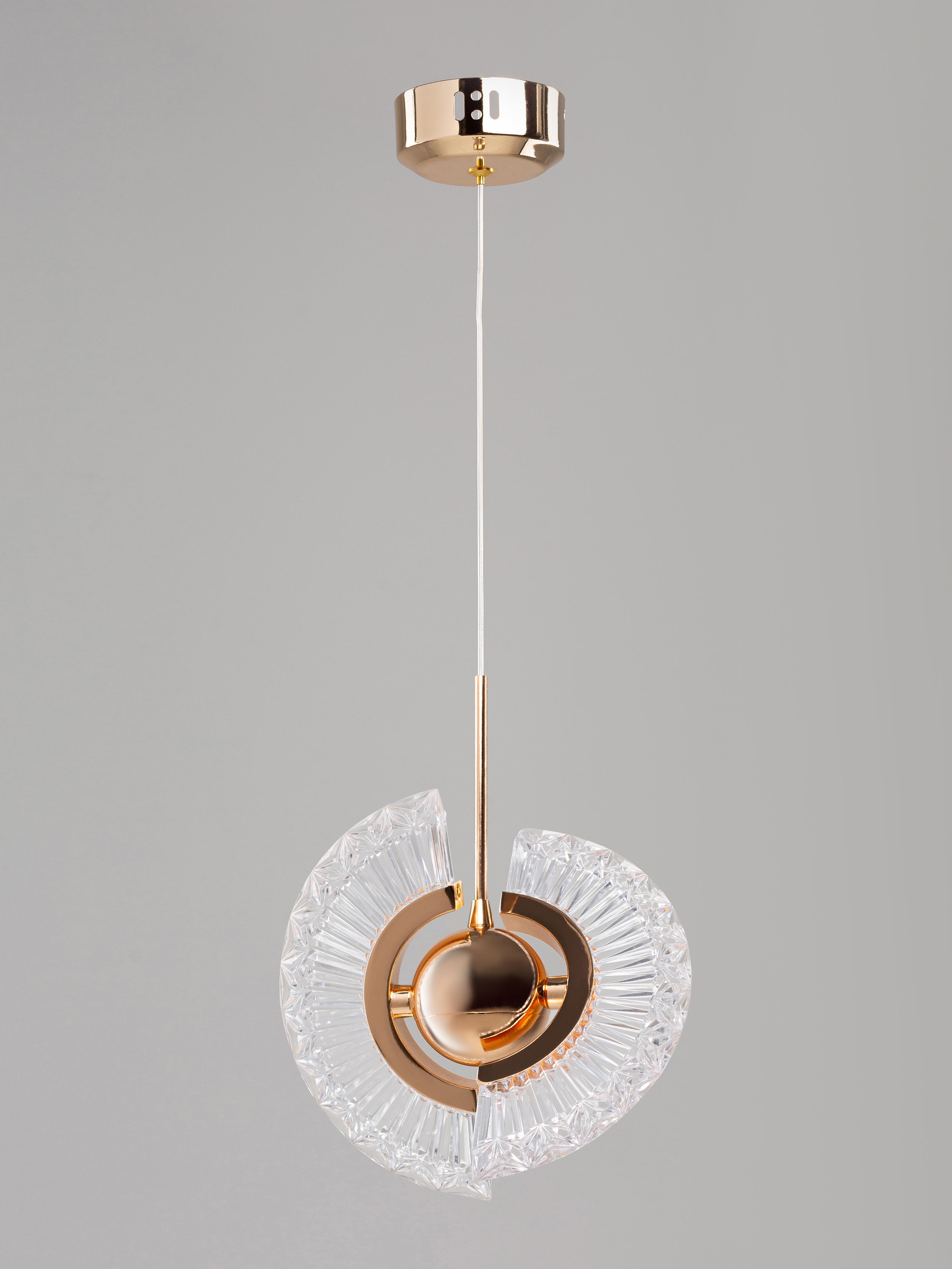 Изображение товара Светильник подвесной светодиодный Sofitroom Planet 10 м² теплый белый свет цвет золотой