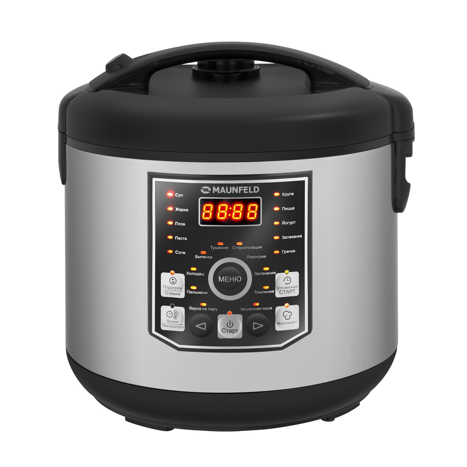 Изображение товара Мультиварка Maunfeld MPMC-1624S нержавеющая сталь 860 Вт 21 программа 5 л