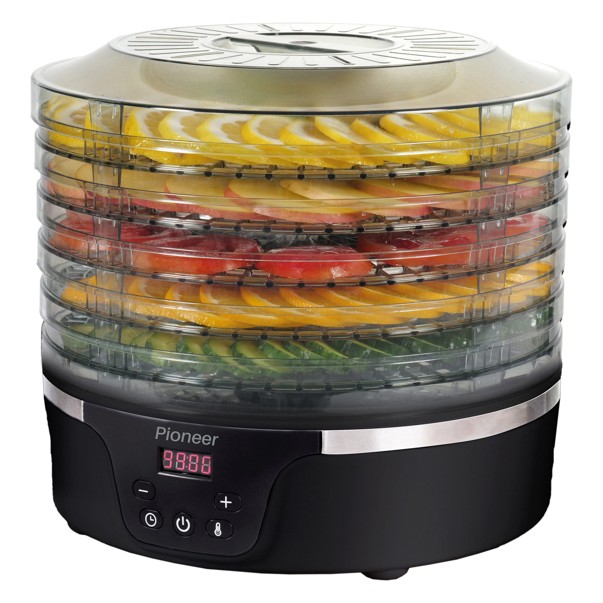 Изображение товара Электросушилка для овощей и фруктов Pioneer FD205D 5 ярусов 380 Вт