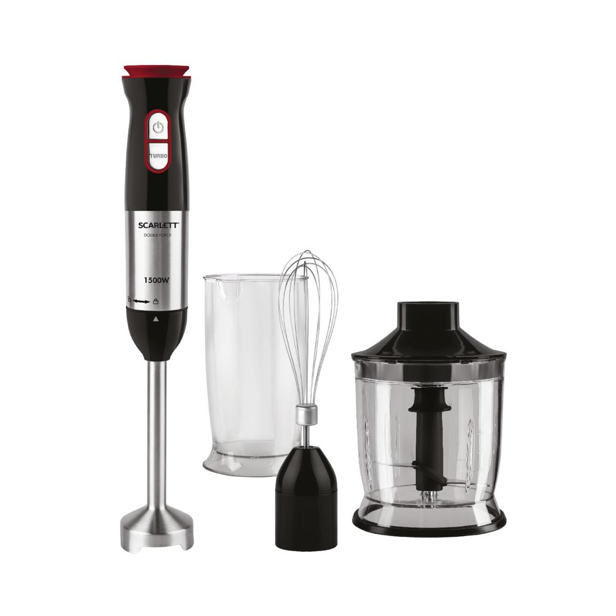 Изображение товара Погружной блендер Scarlett Sc-hb42f44 12 скоростей цвет черный