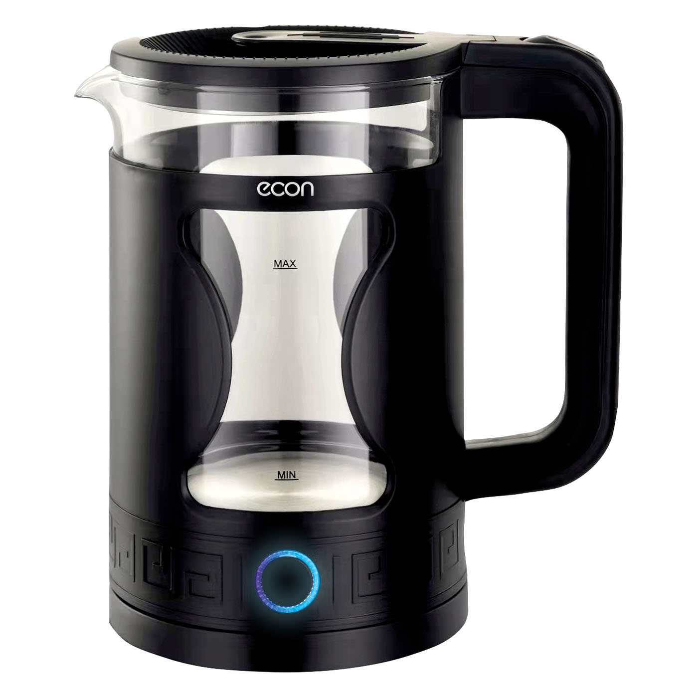 Изображение товара Электрический чайник ECON ECO-1506KE 1.5 л стекло черный с подсветкой