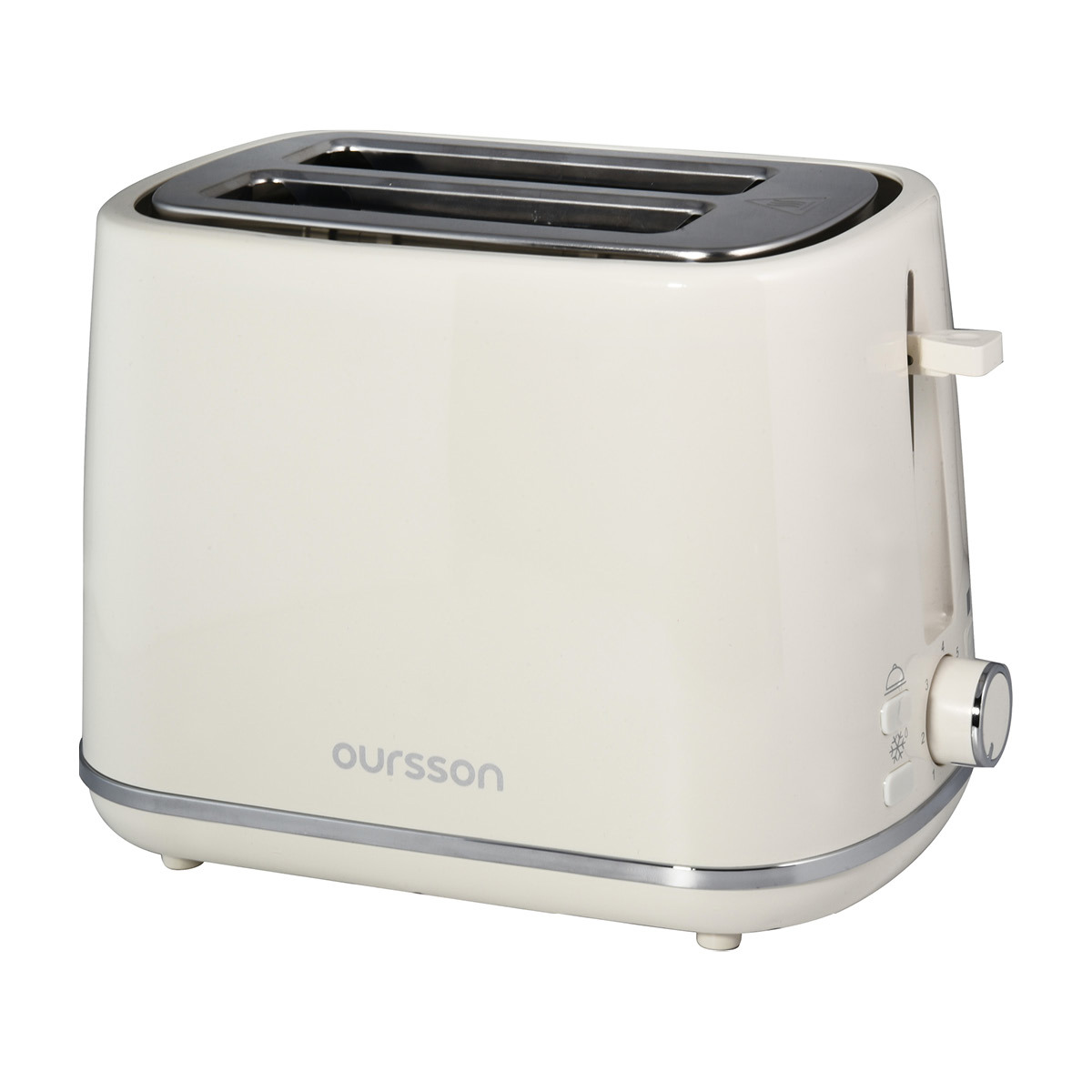 Изображение товара Тостер Oursson TO2112 2 ломтика слоновая кость мощность 930 Вт