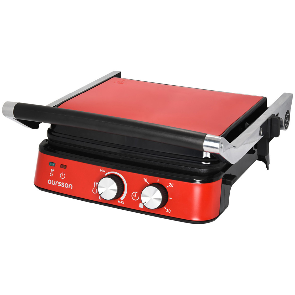 Изображение товара Электрогриль Oursson EG2030S мощность 2000 Вт красный с регулятором