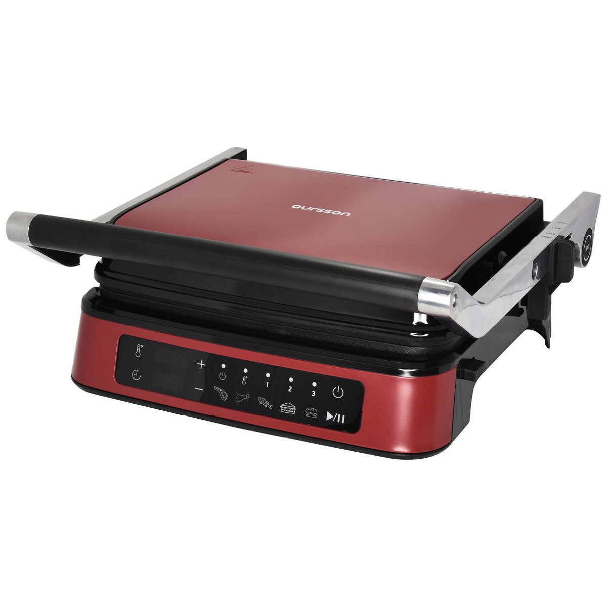 Изображение товара Электрогриль Oursson EG2035S 2000 Вт пластик цвет темная вишня