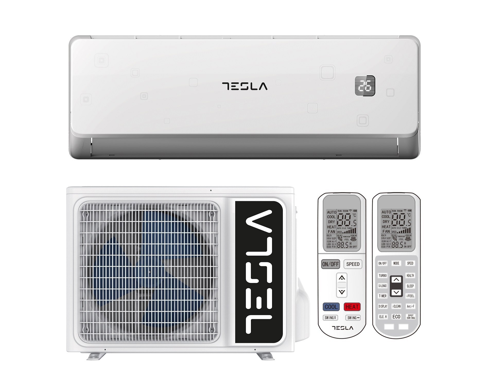 Изображение товара Инверторная сплит-система Tesla TA22FFUL-07410IA 7000 BTU для дома и офиса