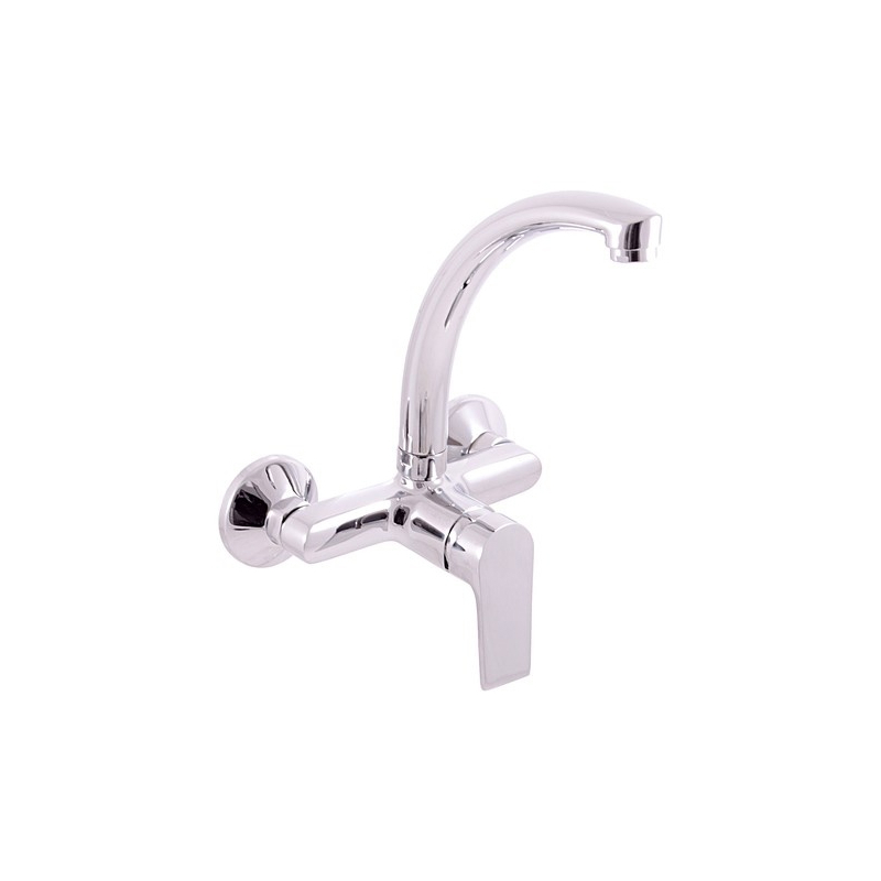 Изображение товара Смеситель для кухни однорычажный Ravslezak Co102.5/3 высота 23.2 см цвет хром