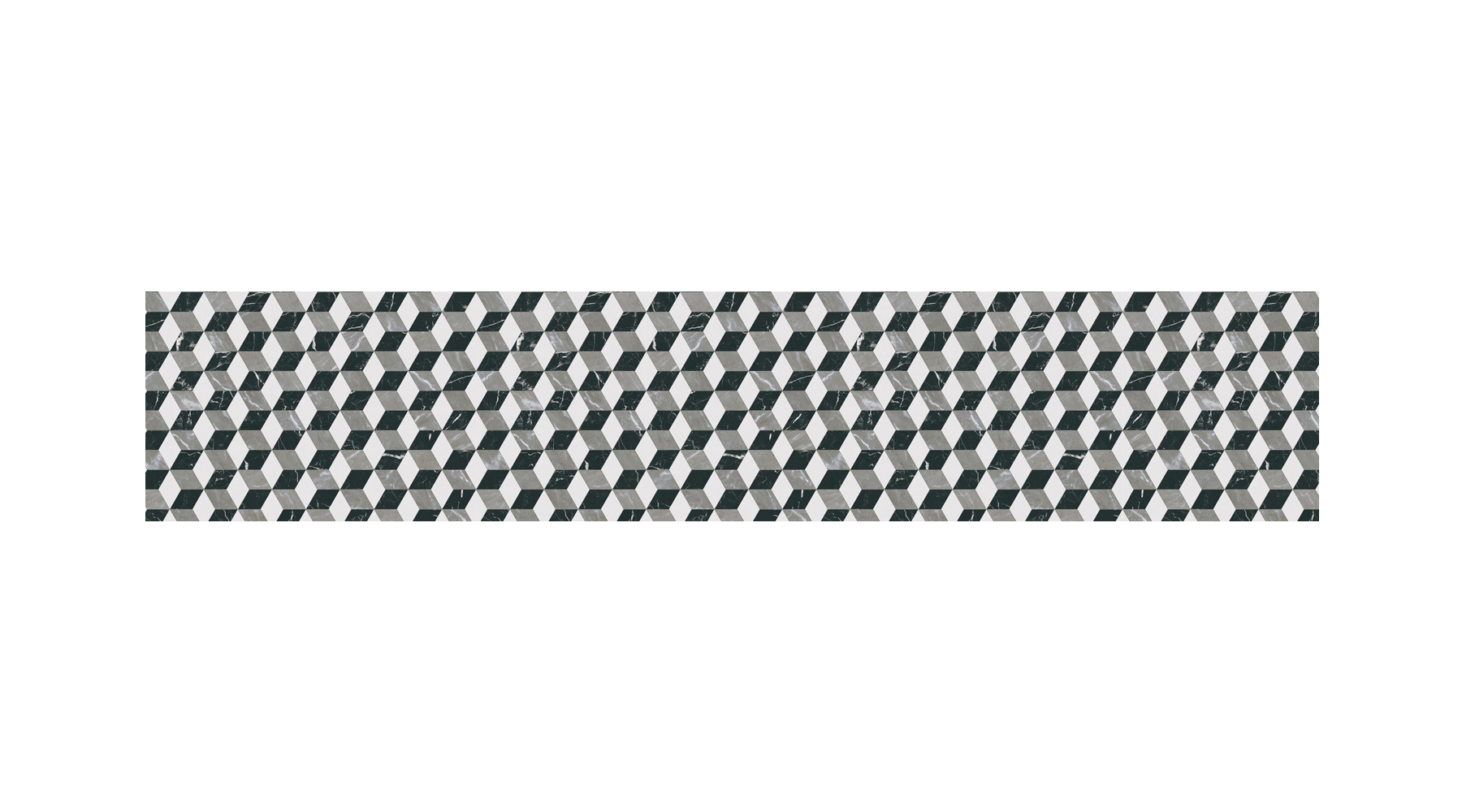 Изображение товара Стеновая панель Студия Фартуков Кубический узор 300x60 см