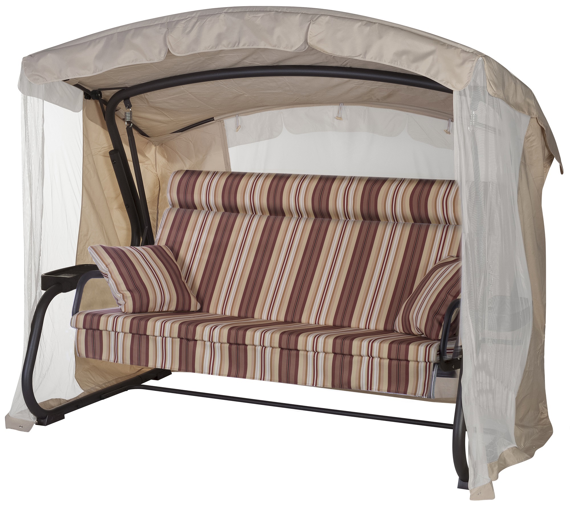 Изображение товара Качели садовые Удачная мебель Паттайя 3 местные регулируемые цветные