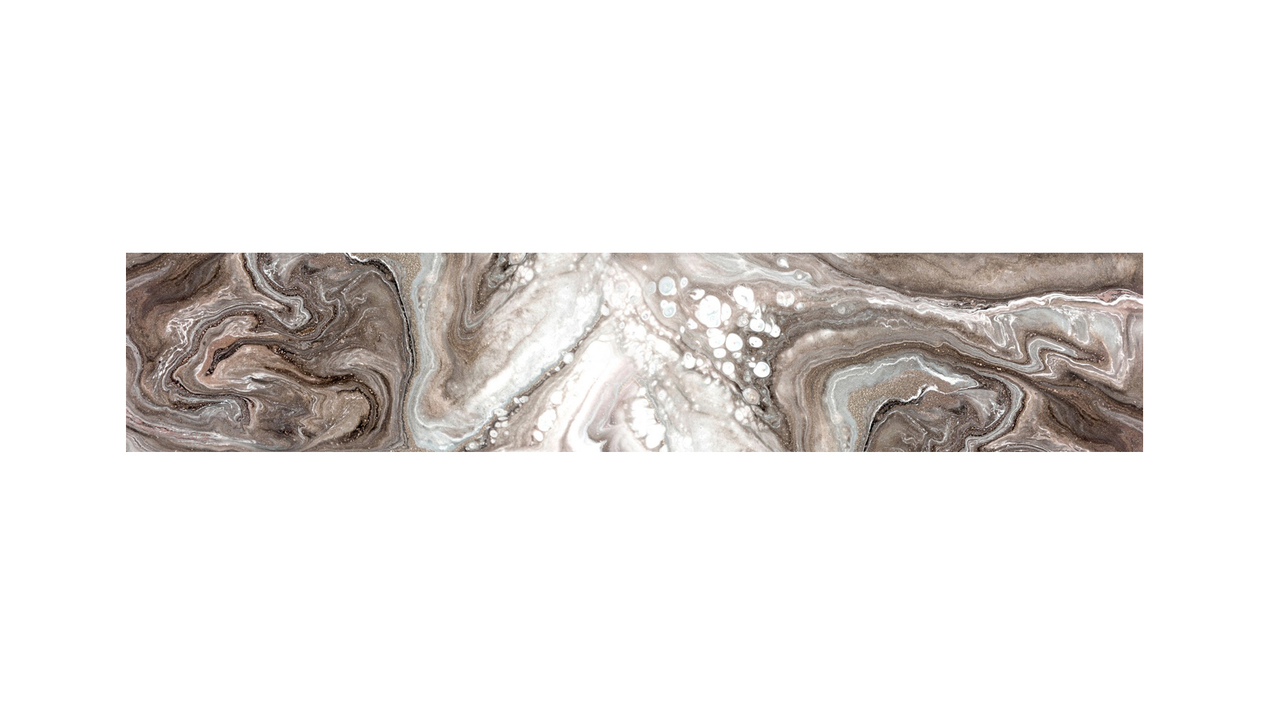 Изображение товара Стеновая панель для кухни Мерцающий мрамор 300x60 см поликарбонат глянцевая