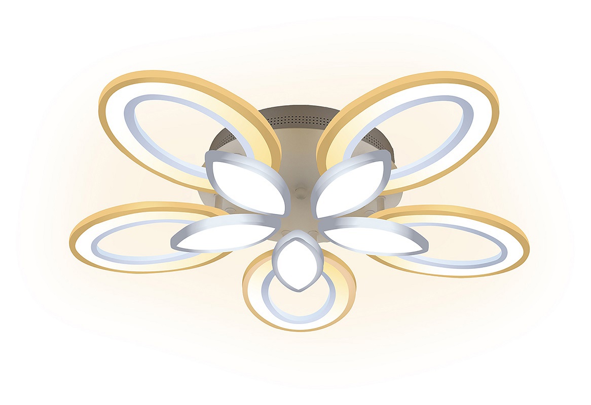 Изображение товара Люстра потолочная светодиодная Ritter 52377 2 COMO с пультом управления 55 м² изменение оттенков белого цвет белый