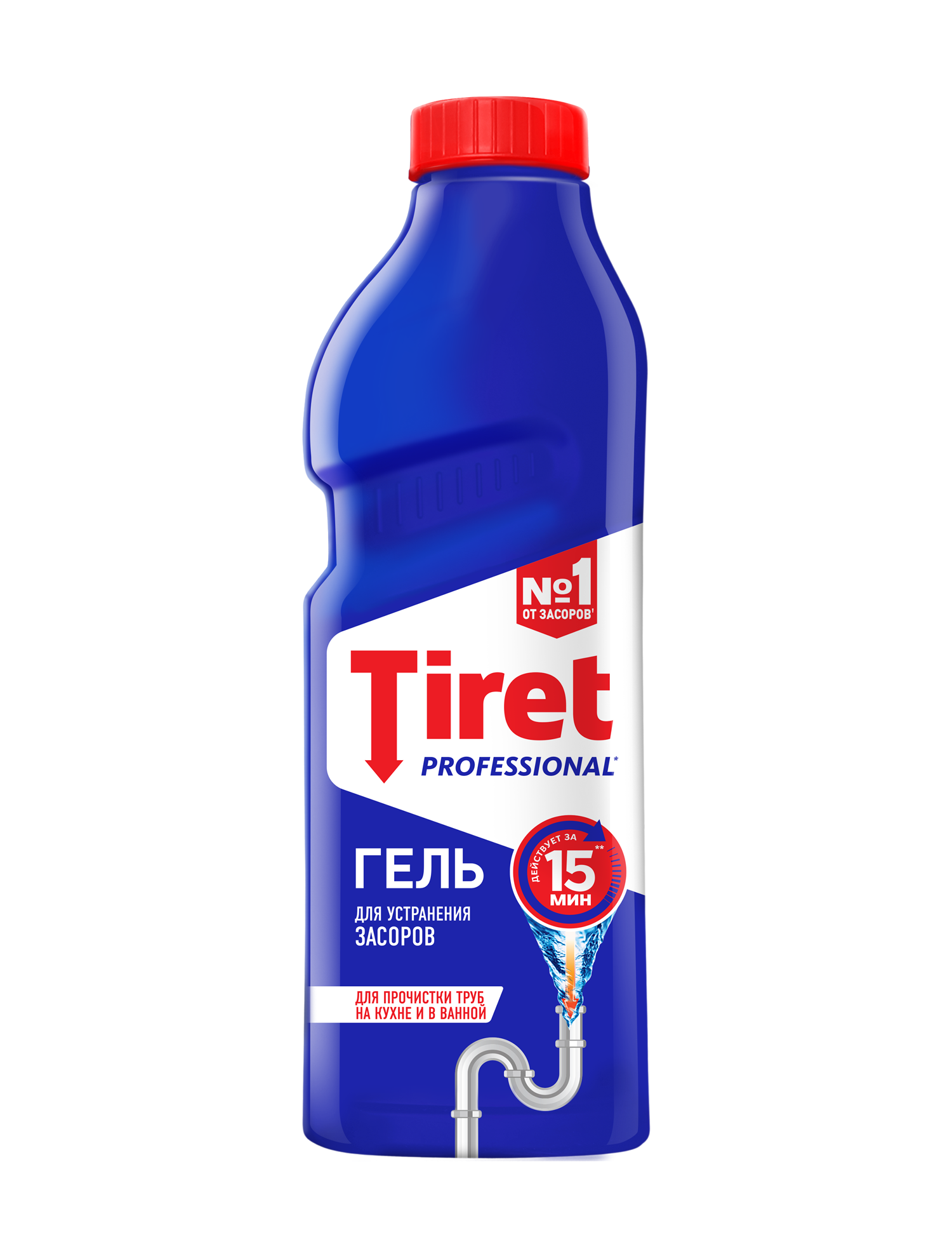 Изображение товара Средство для прочистки труб Tiret Professional 1 л