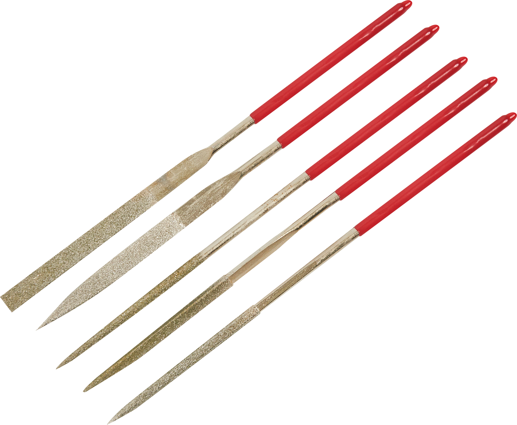 Изображение товара Набор алмазных надфилей 5 шт для обработки металла