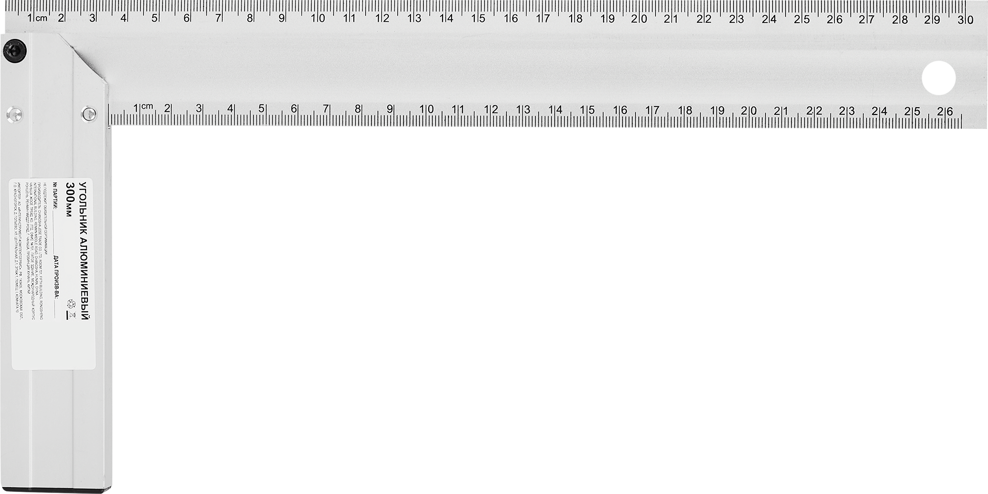 Изображение товара Угольник алюминиевый 3957 300 мм для разметки углов