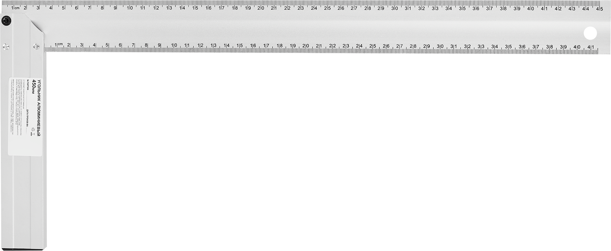 Изображение товара Алюминиевый угольник 3958 450 мм для точной разметки