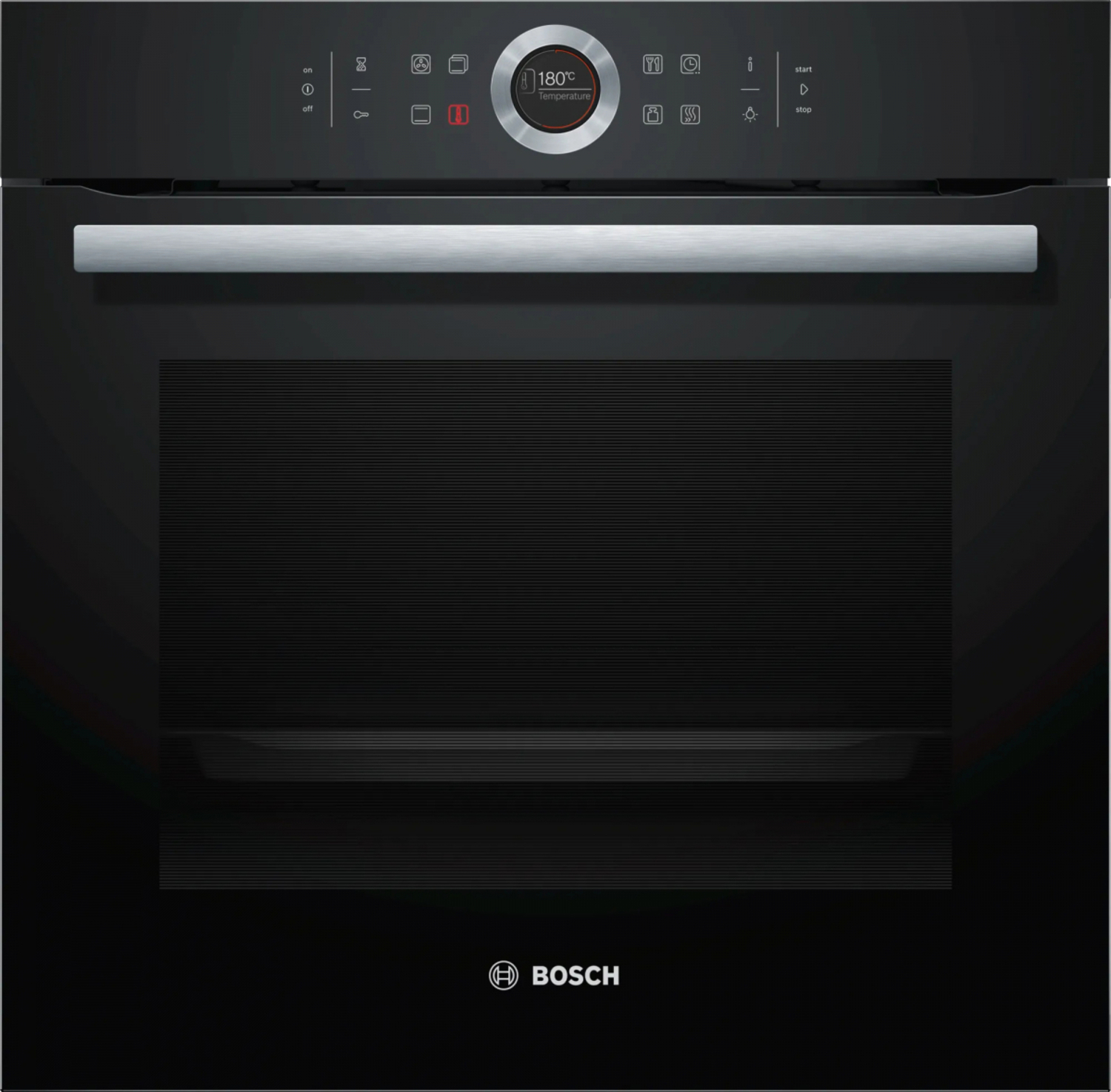 Изображение товара Электрический встраиваемый духовой шкаф Bosch Hbg 635bb1 71 л черный