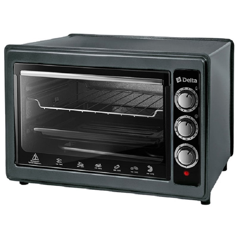 Изображение товара Электропечь Delta D-0124 45x33.50x51 см 1300 Вт цвет черный