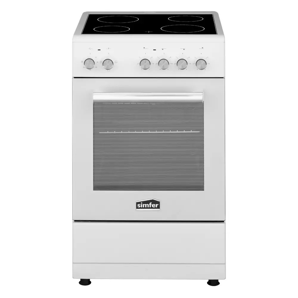 Изображение товара Электрическая плита с духовкой Simfer F55VW04017 50x86x55 см белая