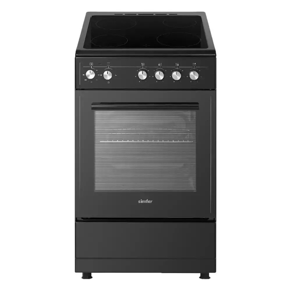 Изображение товара Электрическая плита с духовкой Simfer F55VB04017 50x86x55 см черная
