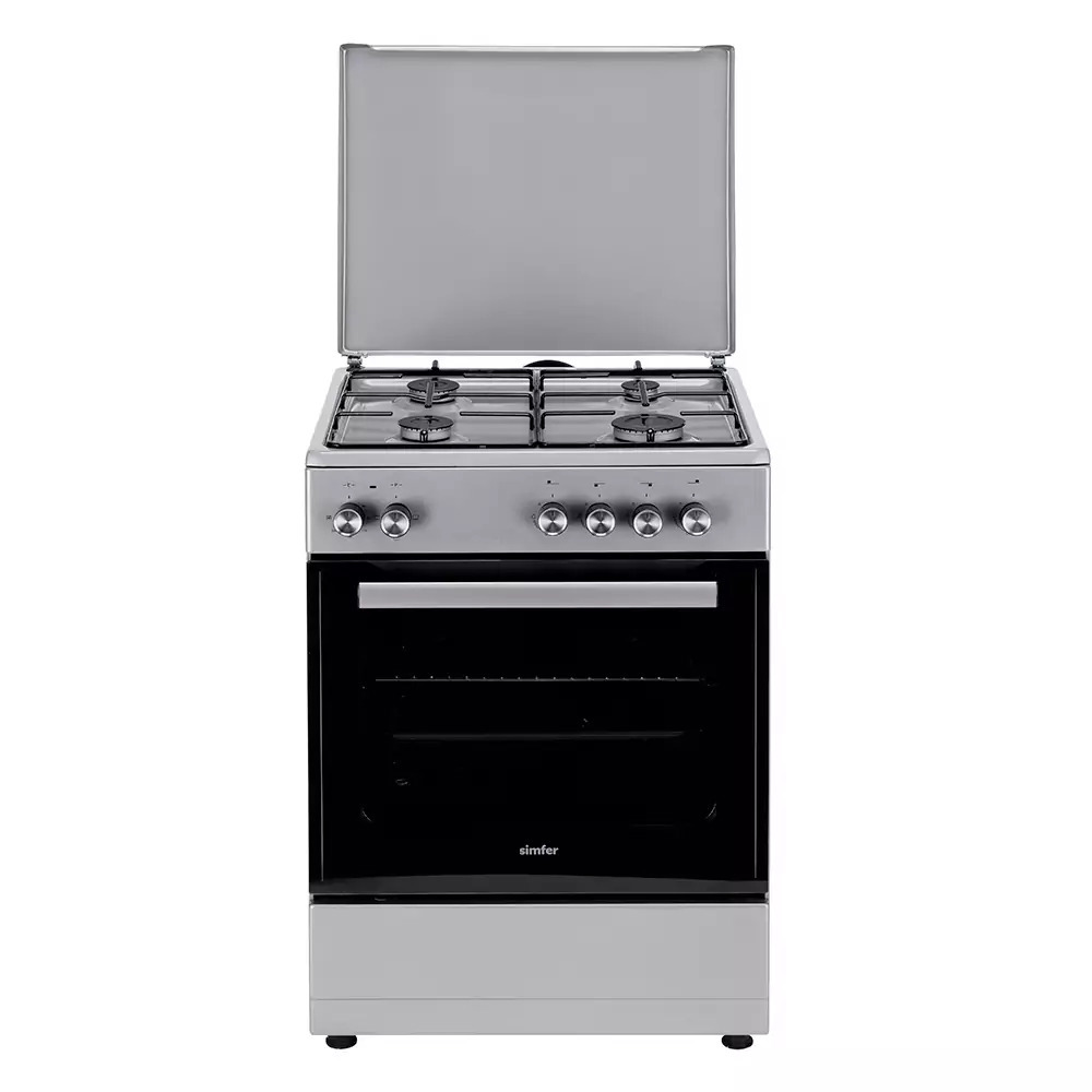 Изображение товара Газовая плита с духовкой Simfer F65MH43016 60x86x55 см цвет серый