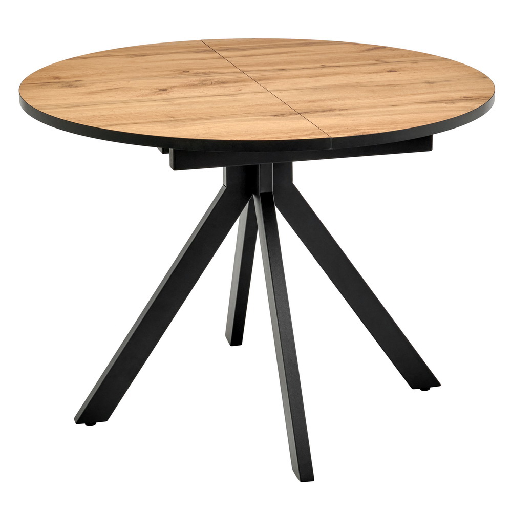 Изображение товара Круглый раскладной кухонный стол Bradex home Rudolf 100x100 см дуб вотан