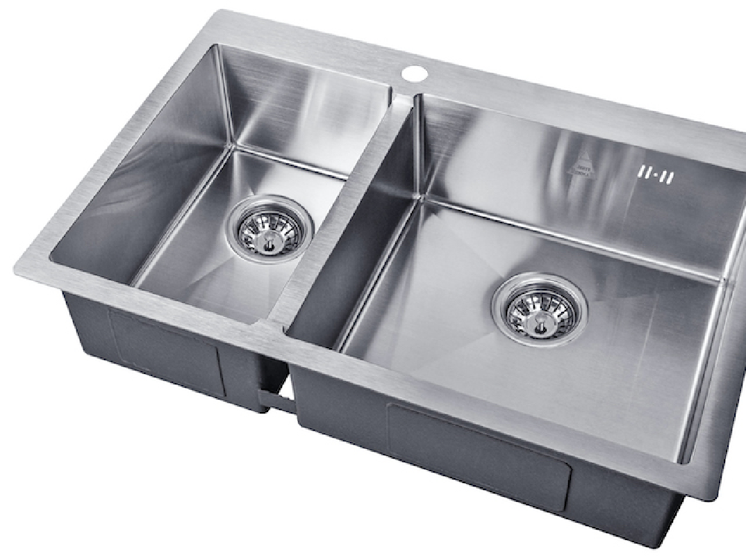 Изображение товара Накладная мойка Steel hammer Zorg 78x51x20 см нержавеющая сталь цвет нержавеющая сталь Изображение товара Накладная мойка Steel hammer Zorg 78x51x20 см нержавеющая сталь цвет нержавеющая сталь