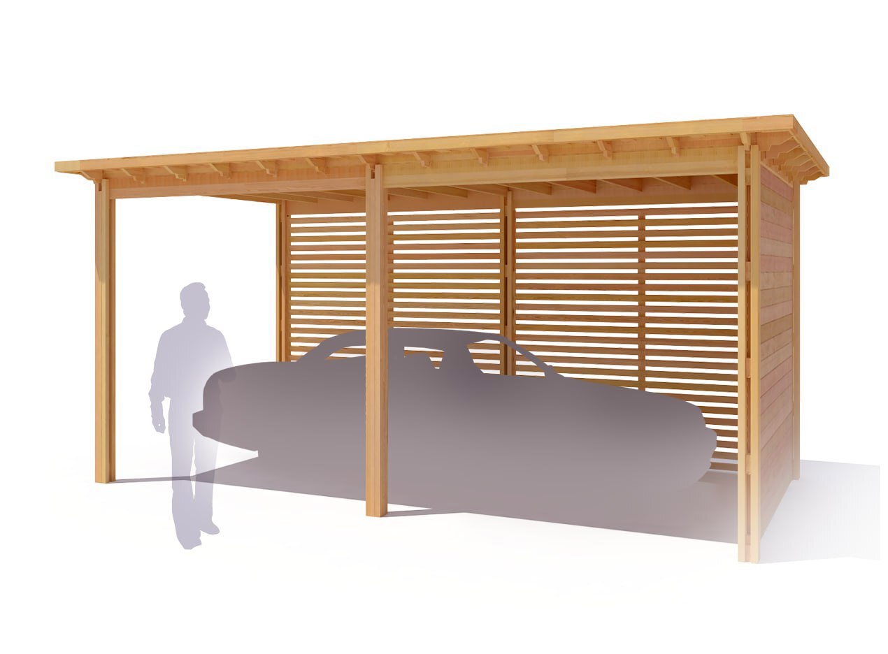 Изображение товара Навес дачно-садовый Мечта садовника 3x6x3.03 м дерево желтый