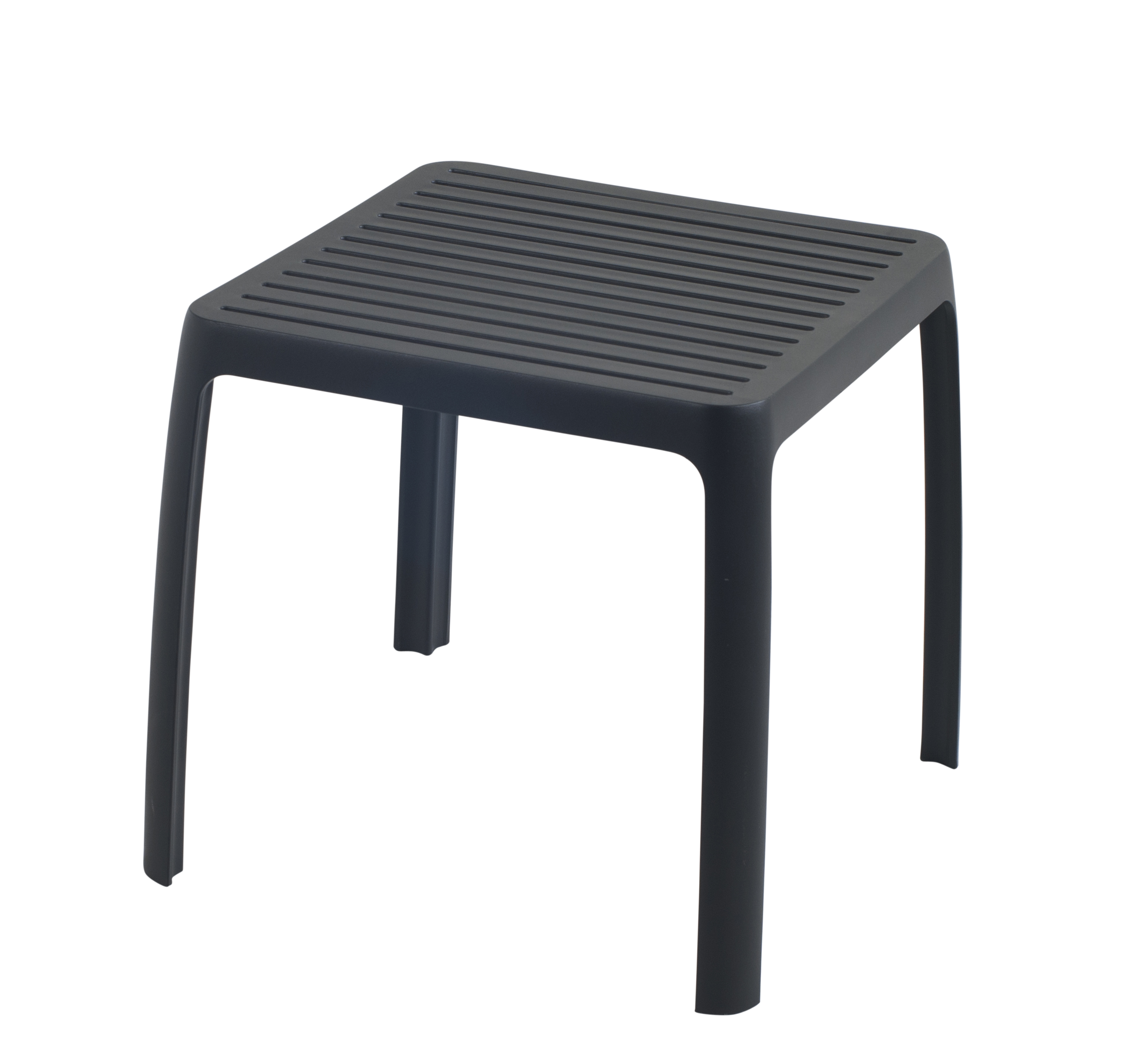 Изображение товара Нераздвижной садовый стол Papatya НМ-233877 42x42x36.5 см полипропилен серый серебристый