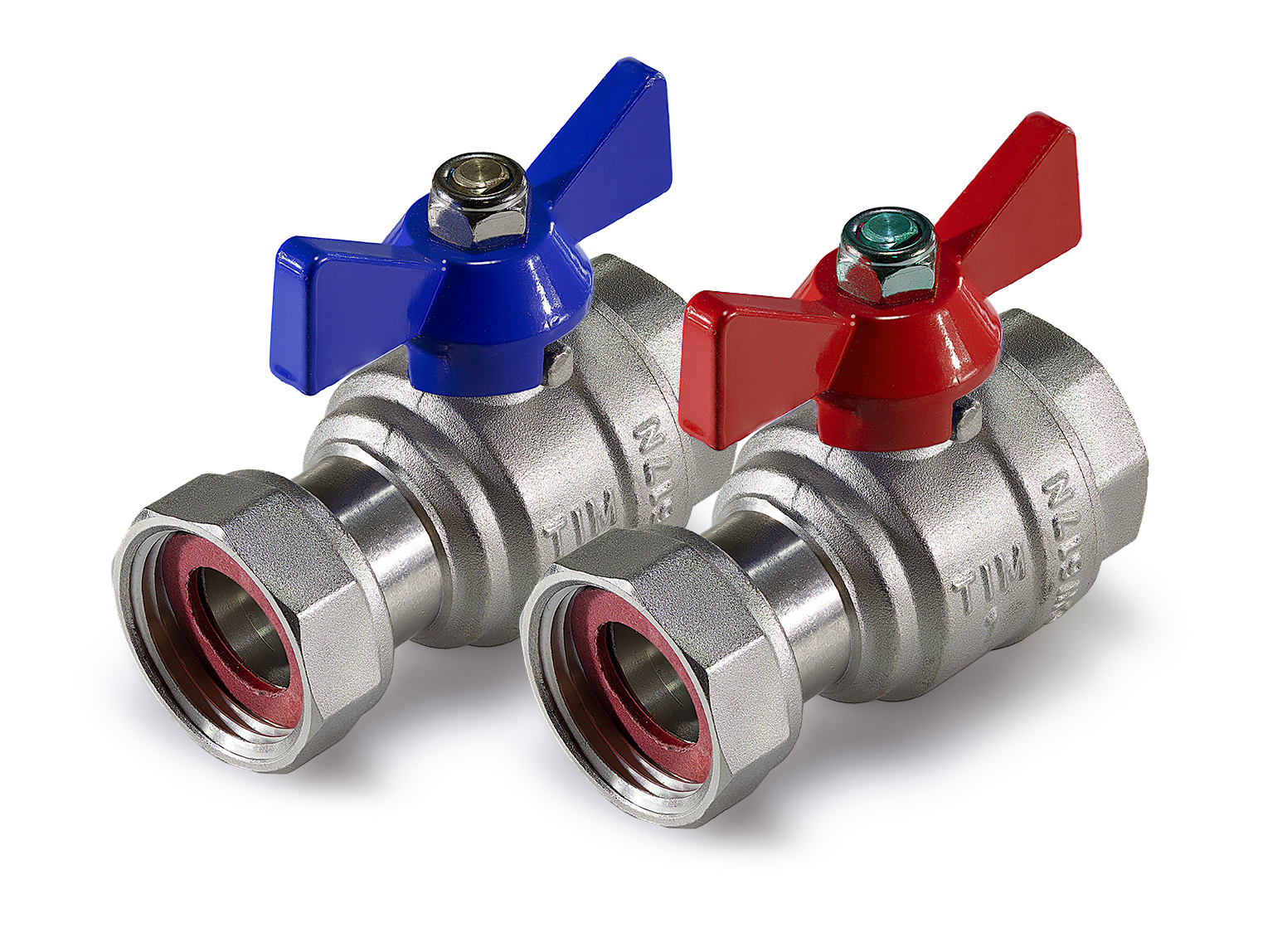 Изображение товара Кран шаровой Tim M328-4 1" внутренняя-внутренняя резьба 2 шт.