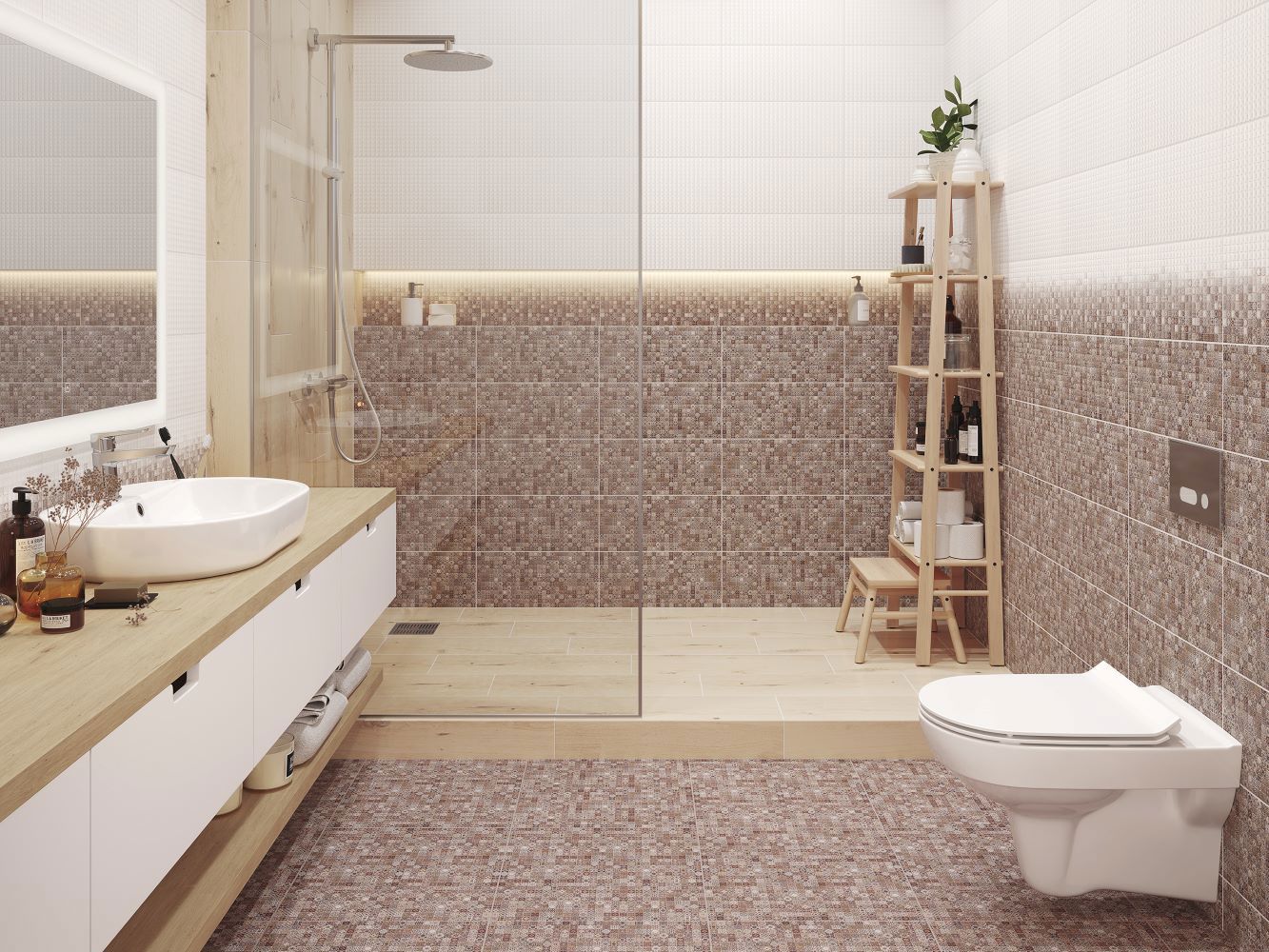 Изображение товара Керамогранит Cersanit Hammam 16107 42x42см 1.58 м² цвет коричневый, цена за упаковку