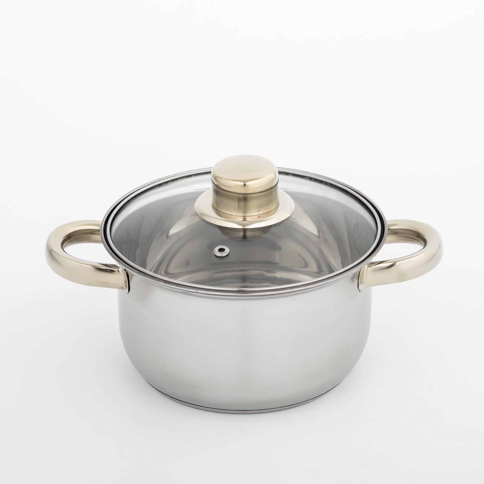 Изображение товара Кастрюля Доляна 113307 1.5 л цвет серый