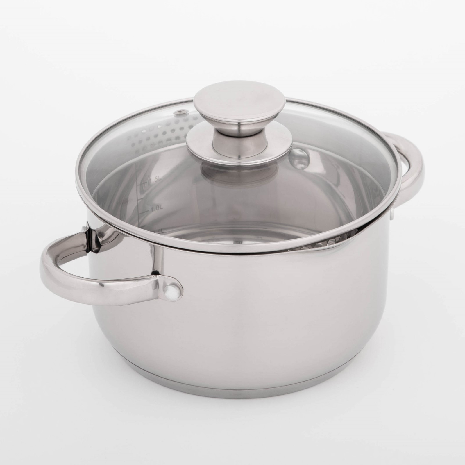 Изображение товара Кастрюля MAGISTRO 2.5 л из нержавеющей стали с крышкой