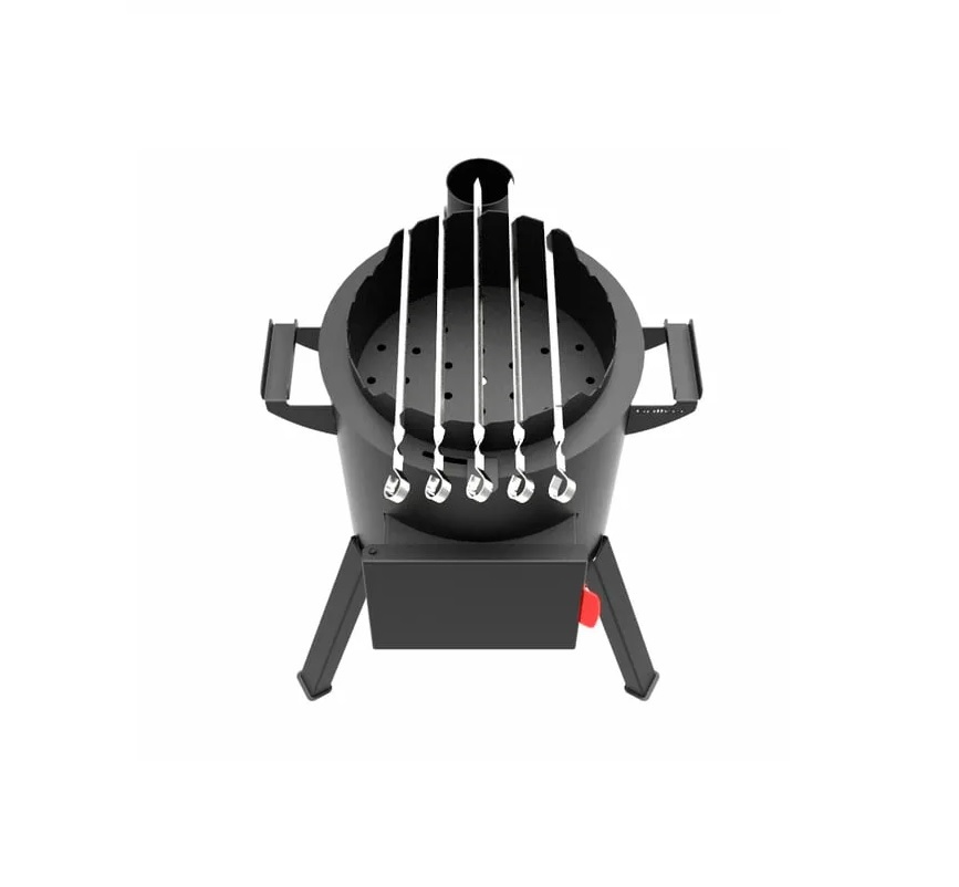 Изображение товара Мангал Grillver Краун-400 с печью для казана для русской кухни