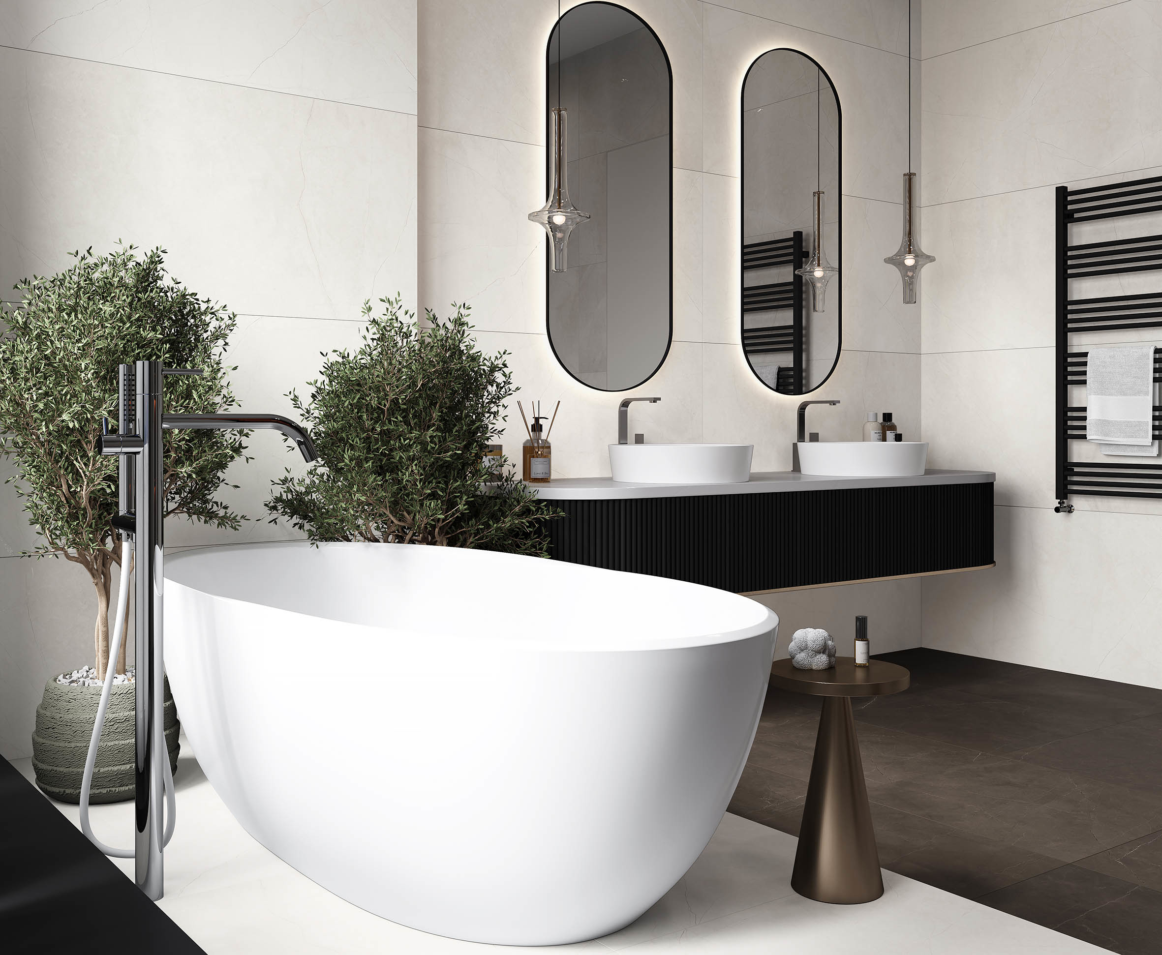 Изображение товара Керамогранит Laparet Splash Bianco 60х60 см для кухни и ванной