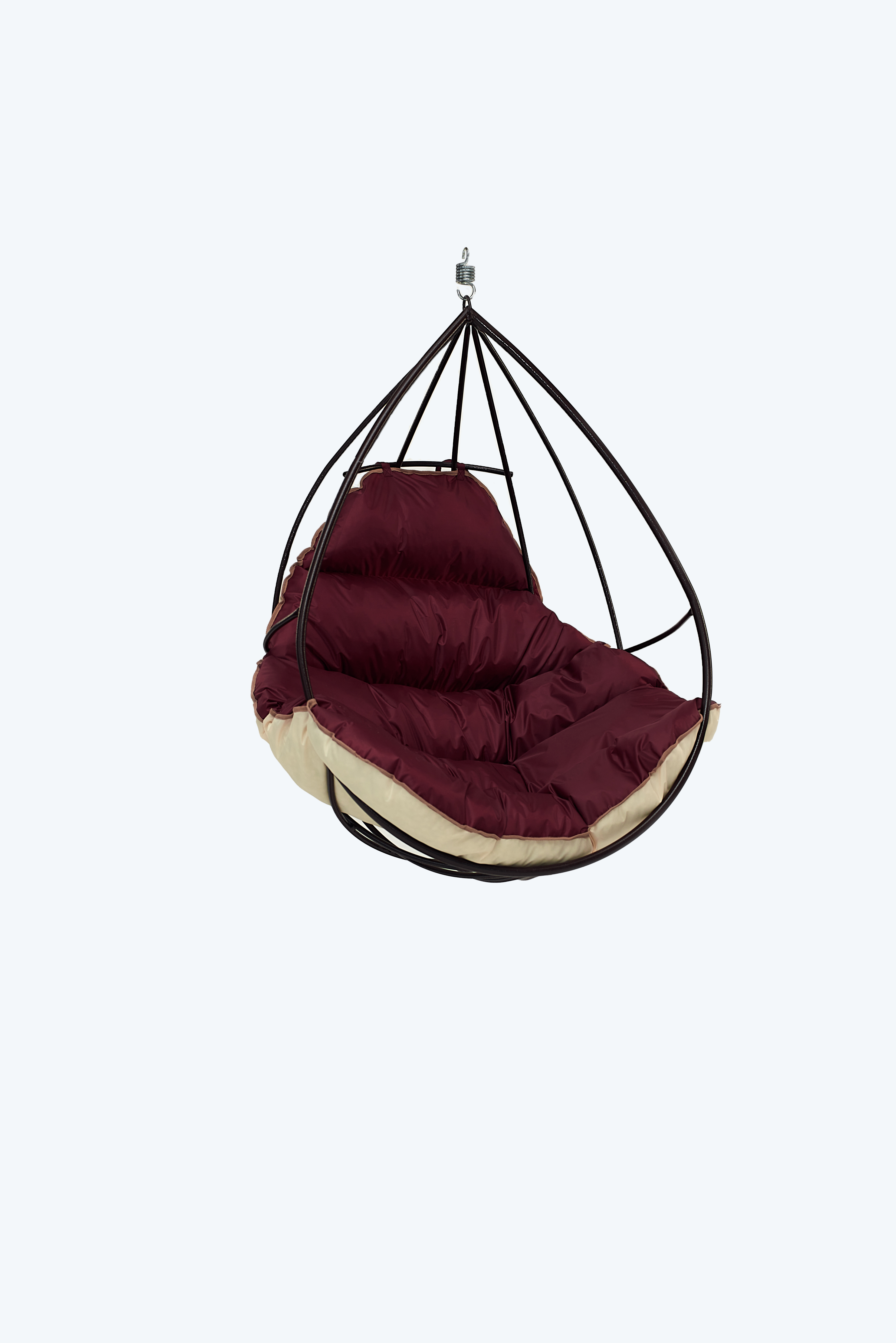 Изображение товара Кресло подвесное Шале 83x64x116 см металл коричневое для дома и сада