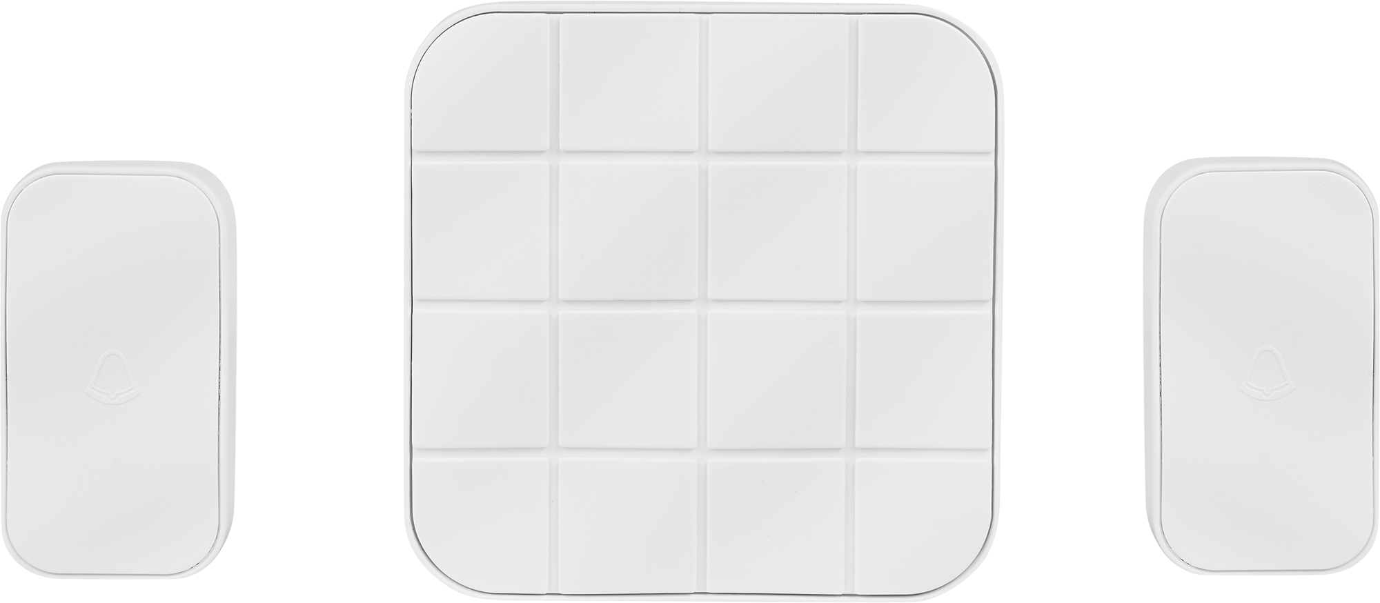 Изображение товара Беспроводной дверной звонок Navigator NDB-D-DC05-2V1-WH 10 мелодий белый