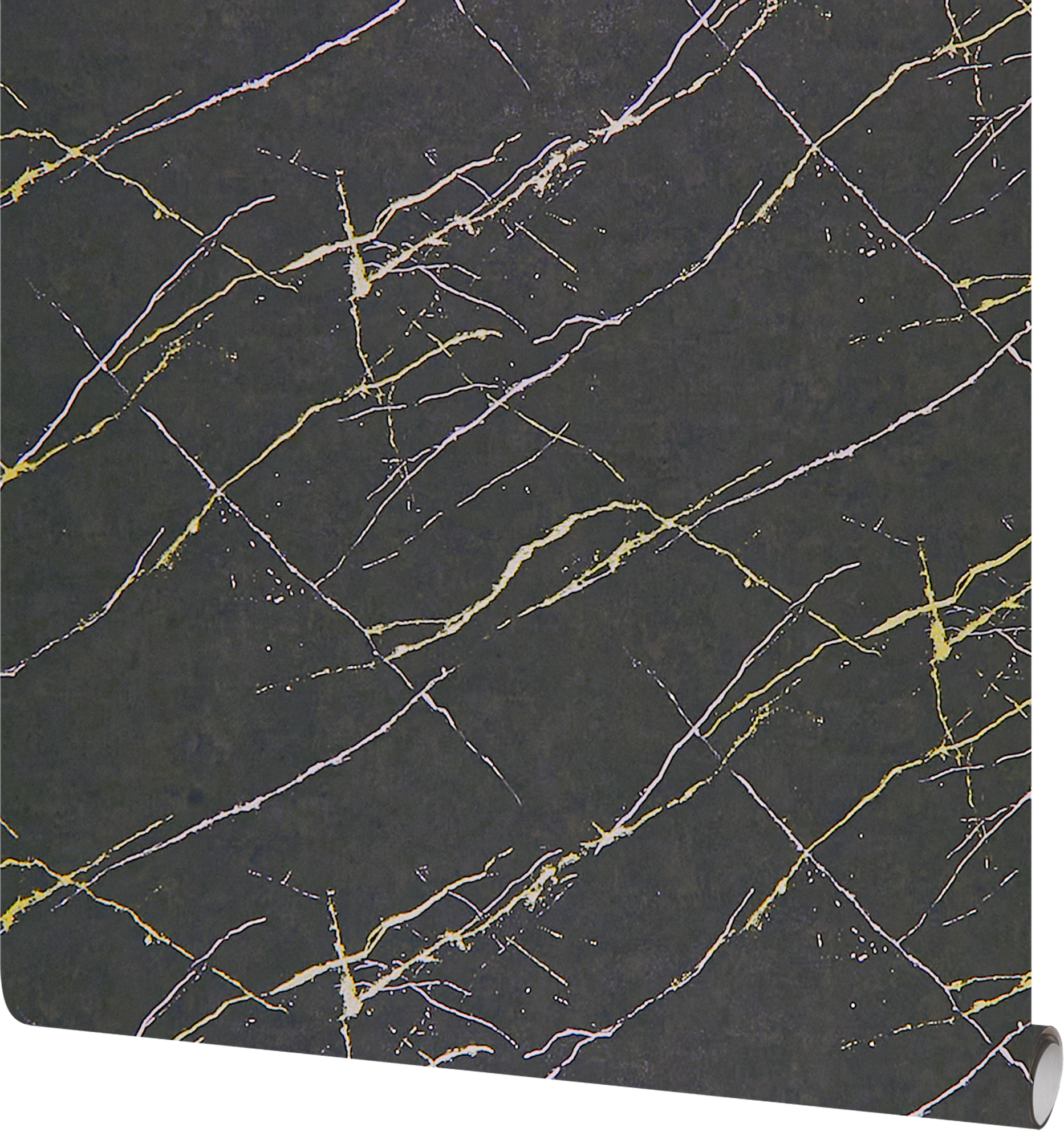 Изображение товара Флизелиновые обои Ateliero Rinaldi черные 1.06 м 10 м водостойкие стильные для современного интерье