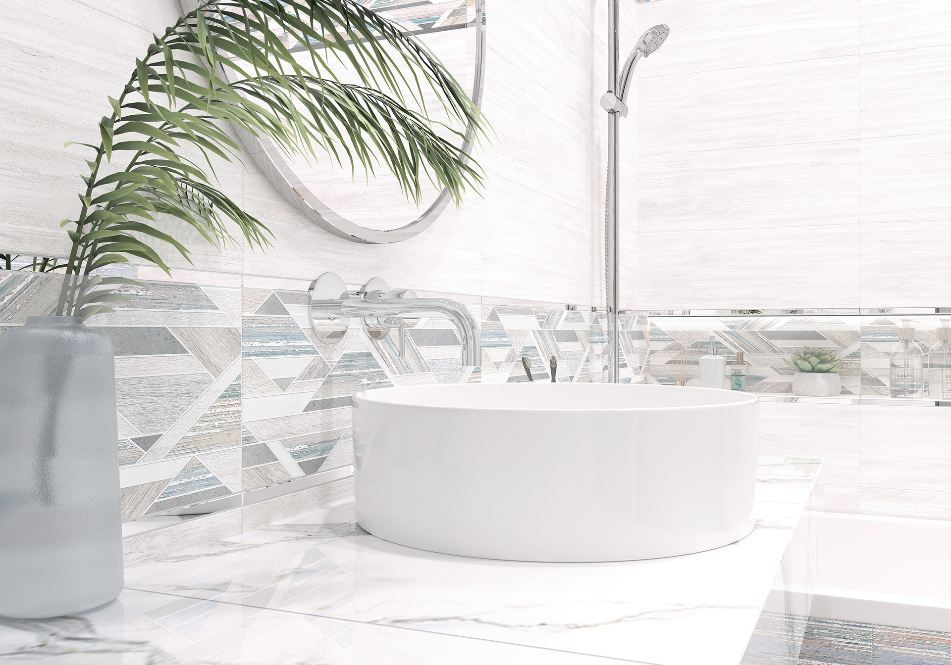 Изображение товара Плитка Alma Ceramica Medis 2 60x20 см матовая бежевый