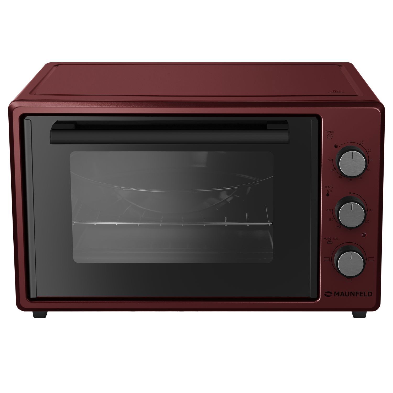 Изображение товара Электропечь Maunfeld MMO-373MR01 51.5x32.5x42.5 см 1400 Вт цвет красный