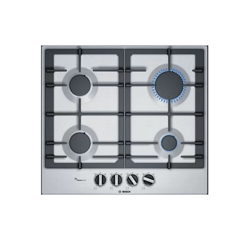 Изображение товара Газовая варочная панель Bosch PCP6A5B90 58.20 см 4 конфорки цвет серебряный